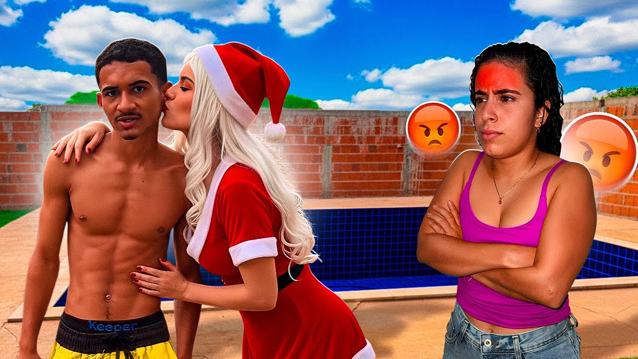 BRUTINHO É FLAGRADO AOS BEIJOS COM A MAMÃE NOEL 