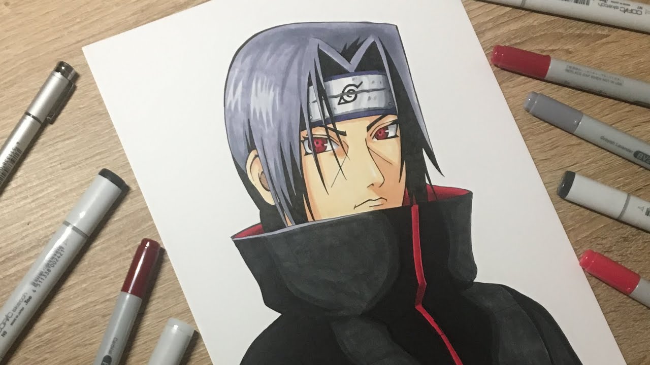 Itachi Uchiha drawing : r/Naruto