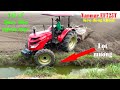 Tài xế máy cày Yanmar EF725T mang dàn kéo dòng khoai quay đầu ngoạn mục