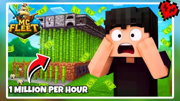 I Became Baltop *MILLIONAIRE* With This Automatic BAMBOO Farm In McFleet Public Server!! #mcfleet