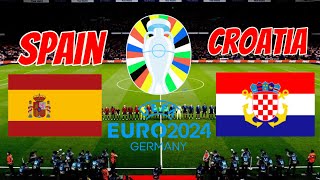 Spain VS Croatia | European Football Championship 2024 | Efootball | FIFA | FC24 | PES | of Gameplay