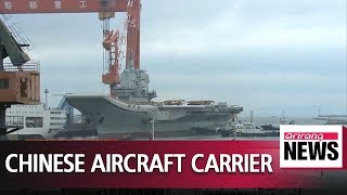 China's first home-built aircraft carrier heads out for sea trial