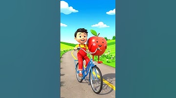 Cute Boy and Apple riding #anime #phonk #music #animals #shorts #short #shortsfeed