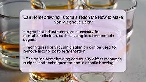 Can Homebrewing Tutorials Teach Me How to Make Non-Alcoholic Beer? | The Pint Guy