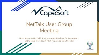 NetTalk User Group Meeting