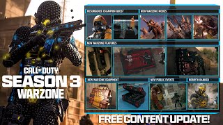 The MASSIVE Warzone Season 3 Content Update! (ALL New Features, Rewards, & More) - Modern Warfare 3