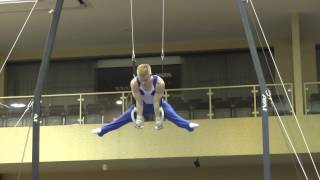 Cameron Bock – Still Rings – 2015 Winter Cup Prelims