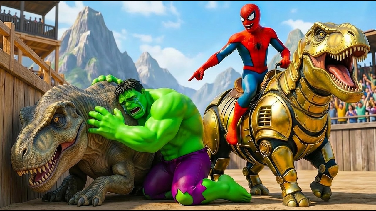 🐉🕷️ SPIDERMAN Wins The Magic Legendary Dragon Racing Championship – Epic Racing Challenge