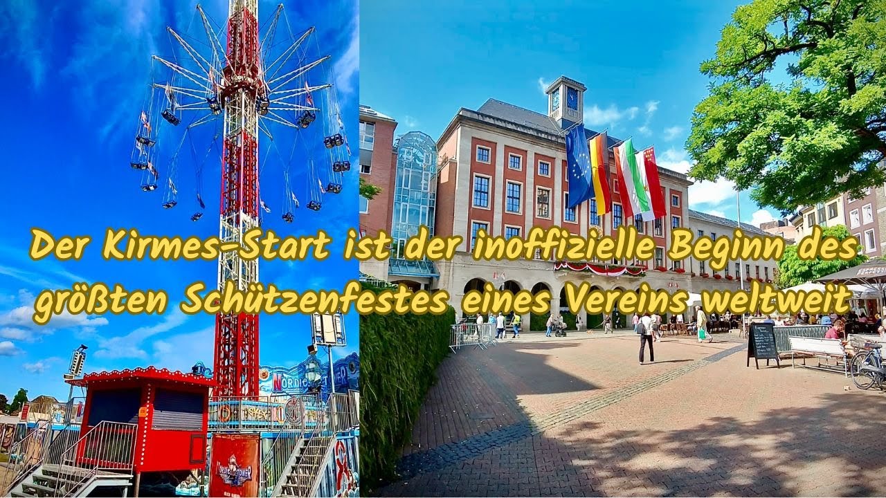 Kirmes-Eröffnung zum Neusser Bürgerschützenfest🌺Neuss freut sich auf sein großes Bürgerschützenfest