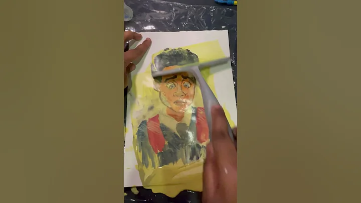 "Squeegee" art is so Cool 👌#youtubeshorts #shorts