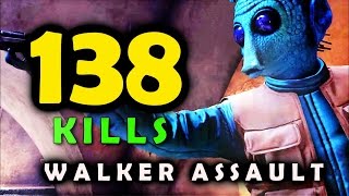 130+ KILLS With GREEDO and AT-AT! Insane Greedo Killstreak/AT-AT Killstreak on Walker Assault!