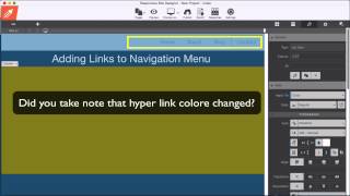 Adding Links to Navigation Menu