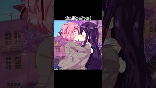 i still love them together #ddlc #dokidokiliteratureclub #natsuki #yuri #sayori #monika #freaky