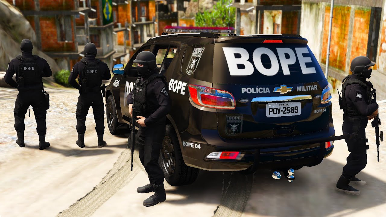 5 CRIMINOSOS MORREM APÓS CONFRONTO COM BOPE | GTA 5 POLICIAL