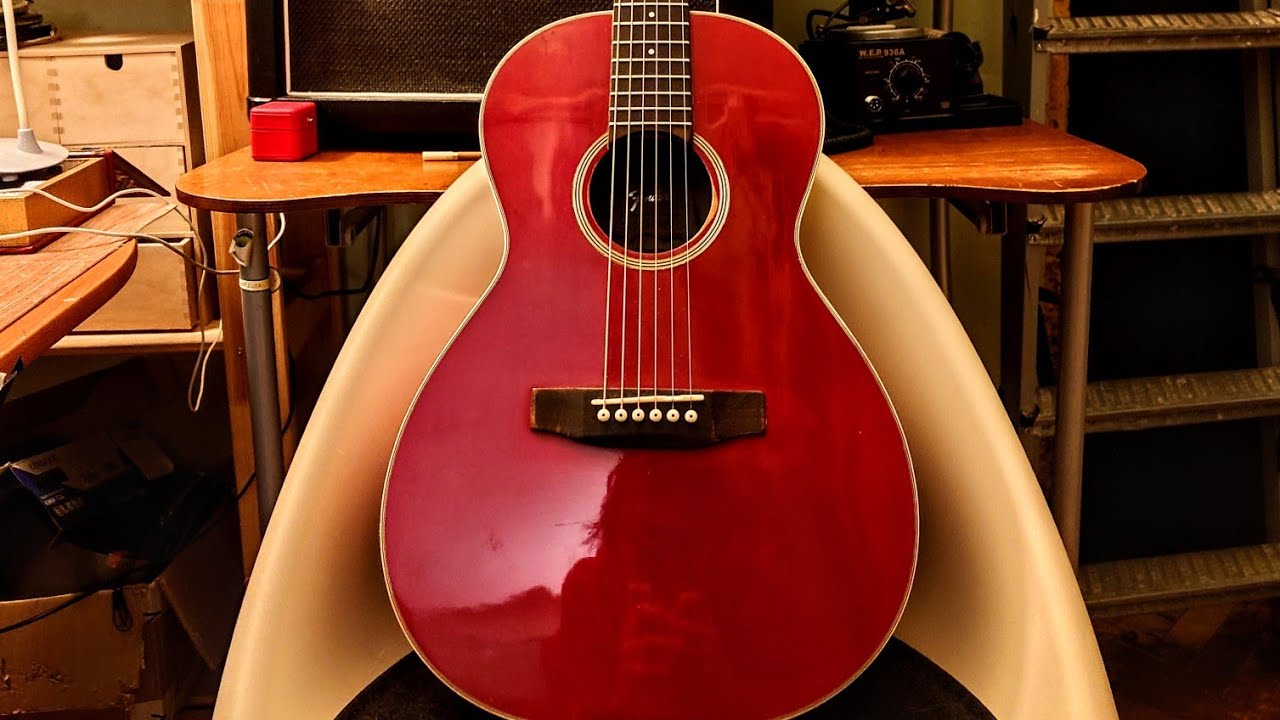 Fender Japan Catalina редкий японский парлор от фендер - YouTube