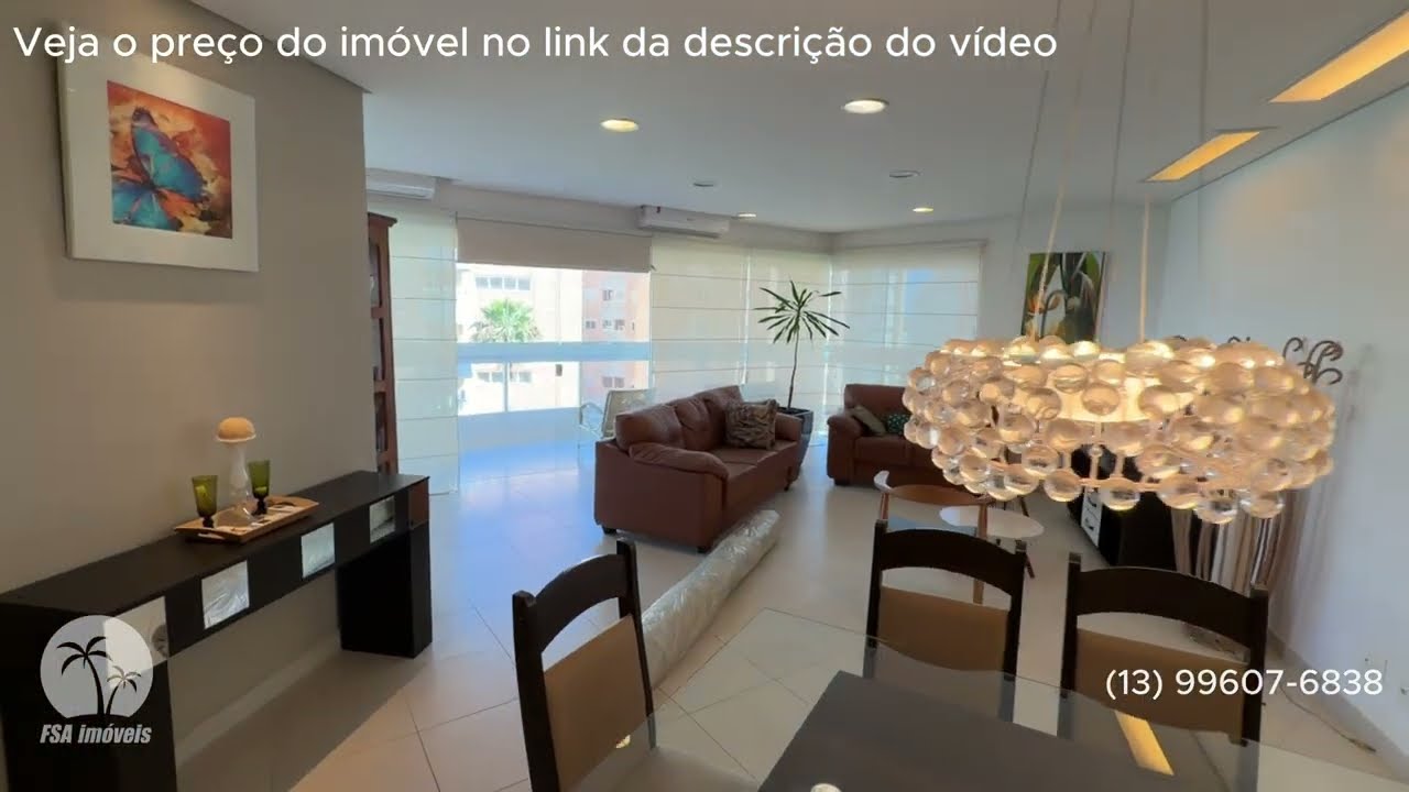 🏖️ Apartamento  à Venda na Riviera de São Lourenço – Bertioga/SP | Finamente Decorado