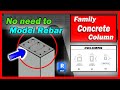 The easiest way to add rebars to concrete columns in Revit