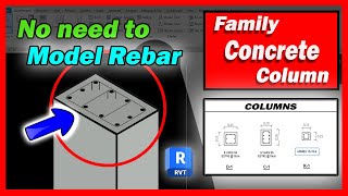 The easiest way to add rebars to concrete columns in Revit