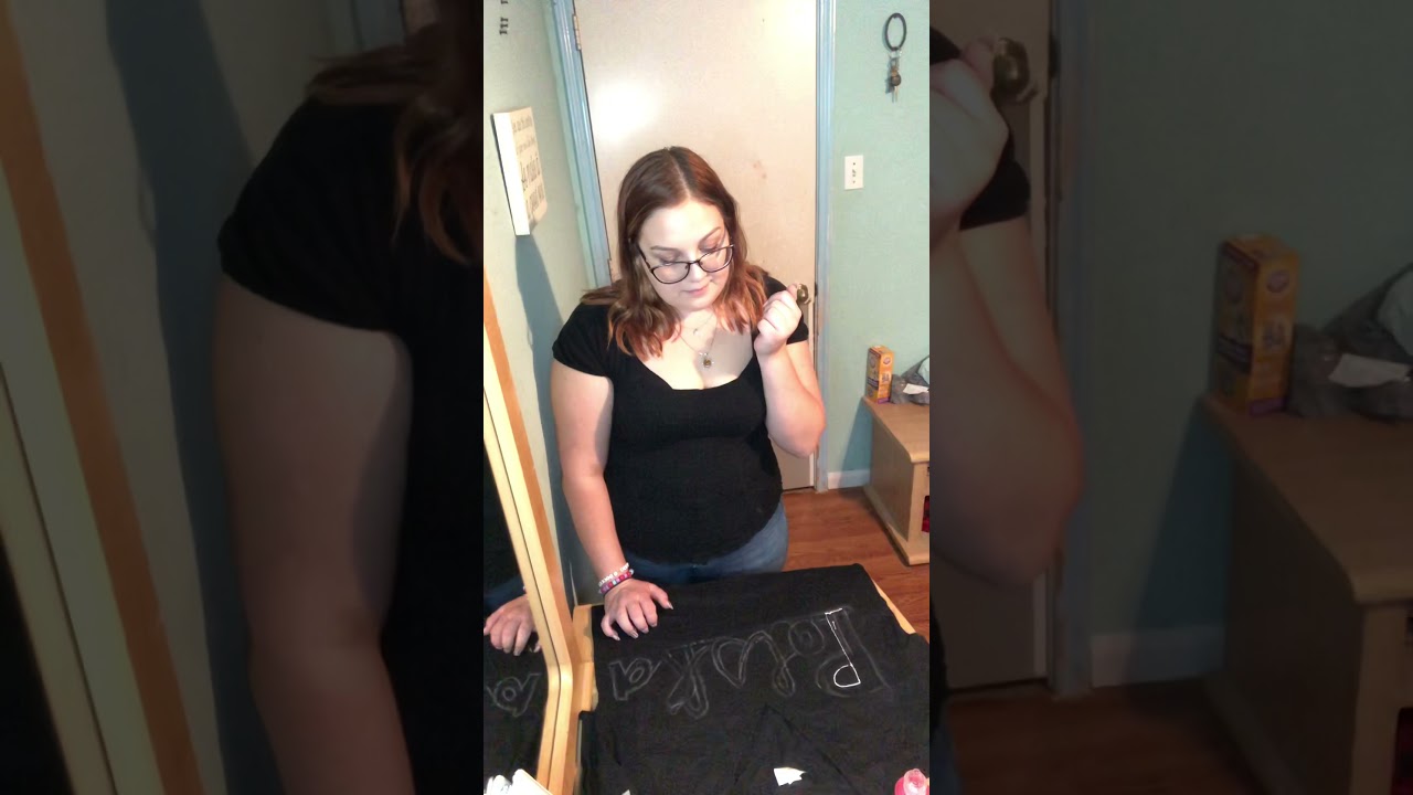 How to create your own tshirt design with fabric paint