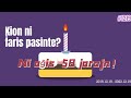 Esperanto - Mondo  "Ni memoris, ni festas, ni atendos"
