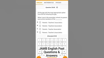 JAMB English Past Questions & Answers of the Day #jamb #jamb2025 #dtwtutorials