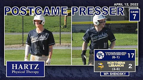 Postgame Presser 4/12/2022 - Manheim Township at N...