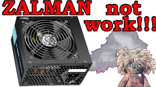 Не запускается блок питания ZALMAN 600W.Компьютерный блок питания ZALMAN не включается.Канал Домовой