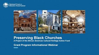 Preserving Black Churches Information Session