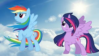 Happy new year to to you all (Dancing with twilight rarity Rainbow das