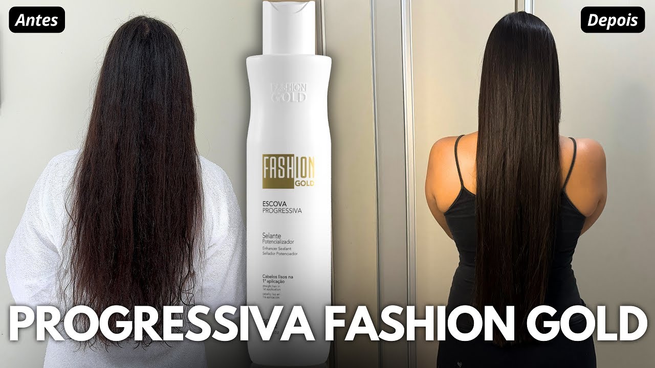 A FASHION GOLD AFINA O CABELO? PASSO A PASSO DA PROGRESSIVA FASHION ...