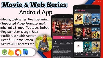 How to Create Movie & Web Series Portal App in Android Studio