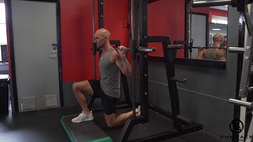 Smith Machine Split Squats Front Foot Elevated