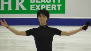 Grand Prix Final Torino 2019 Yuzuru Hanyu practice day 3 quad axel try OMG!