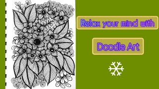 Doodle Art Designs | Doodle Art for Beginners | Zendoodle #artwork  #doodleart #arttherapy #youtube