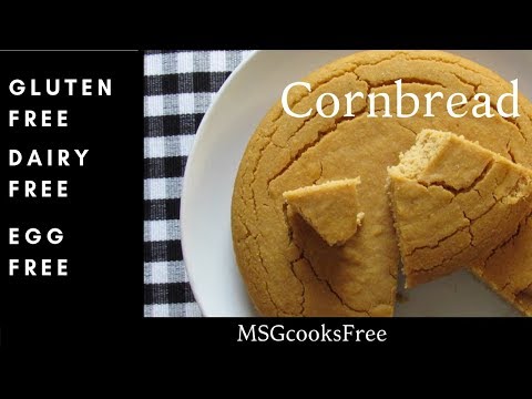 GF Cornbread | Gluten Free Dairy Free Egg Free Cornbread