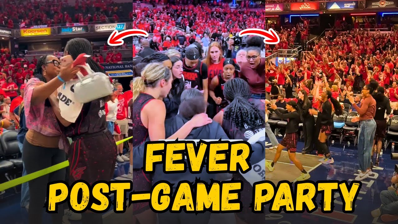 MVP! MVP! Фанаты Fever сходят с ума после вечеринки перед Эйджей Уилсоном после четвёртого матча