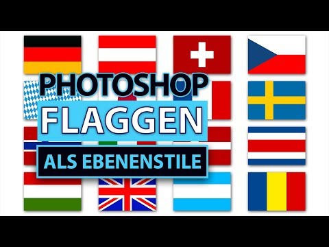 Flaggen clever als Ebenenstile in Photoshop erstellen – Tutorial Deutsch