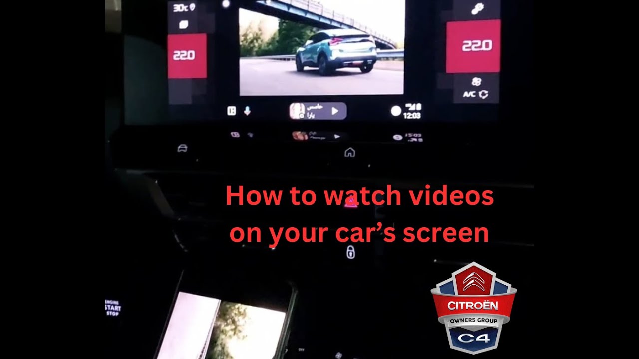 إزاى تشغل فيديو على شاشة السيارة باستخدام برنامج Screen2Auto ، سيارة ستروين C4 الجديدة