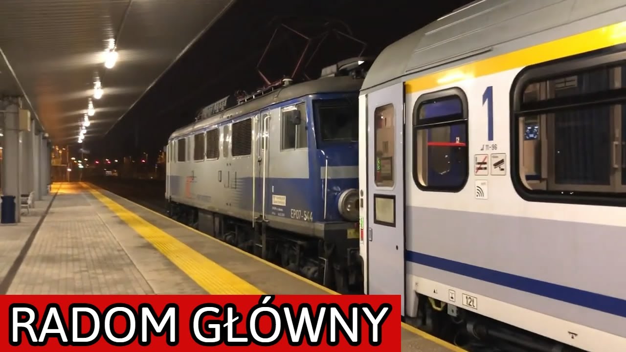 Radom Główny Pociągi Wieczorne Prezentacja Stacji