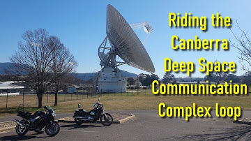 Riding the Canberra Deep Space Communication Complex Loop in Australian Capital Territory motorbike