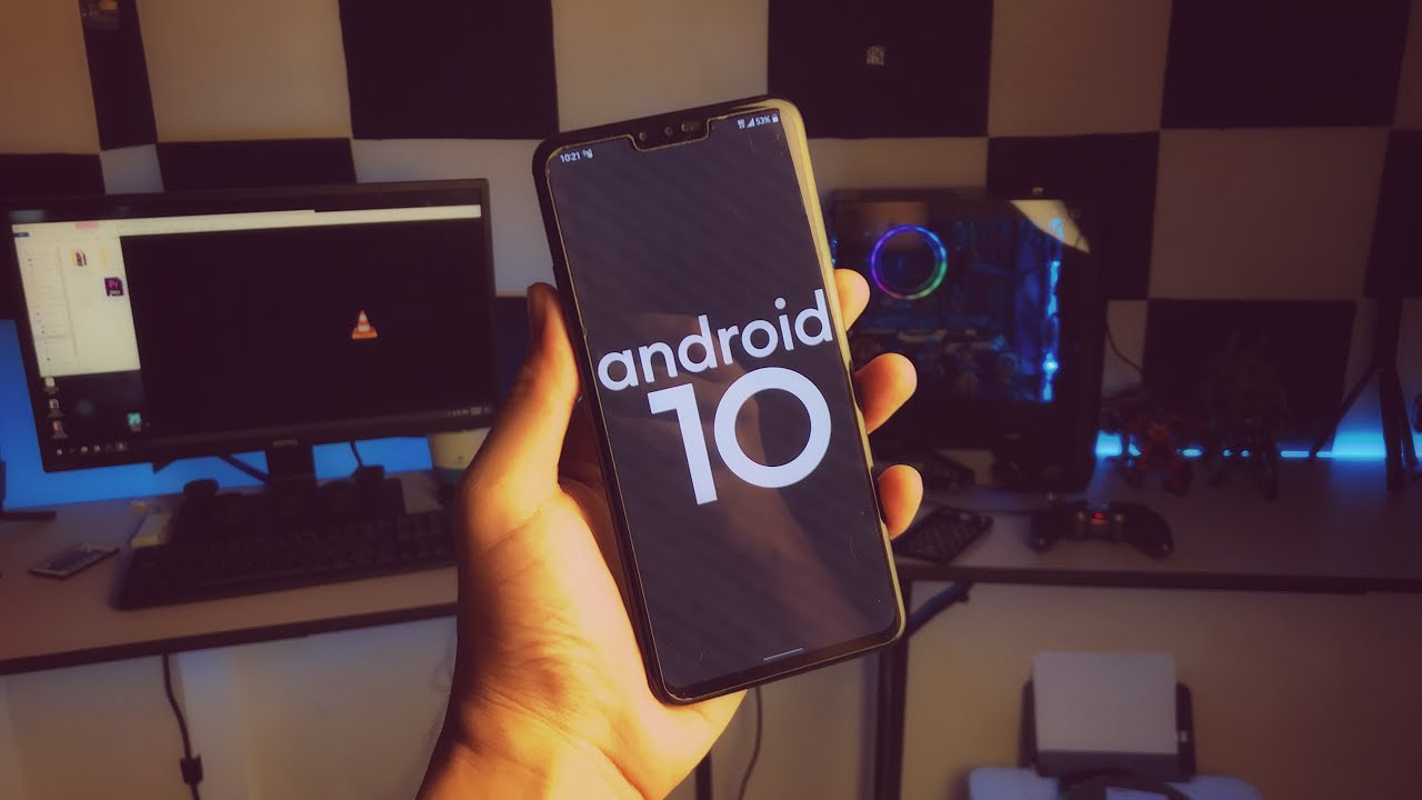 Android 10 On LG V40 ThinQ first Look - YouTube