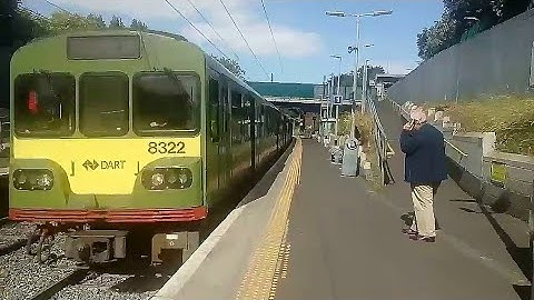 Journey on a 8300 Class DART Train from Dalkey to Sandymount.