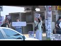 Protesters return to North Austin site of ICE shooting, call for agency to leave Texas