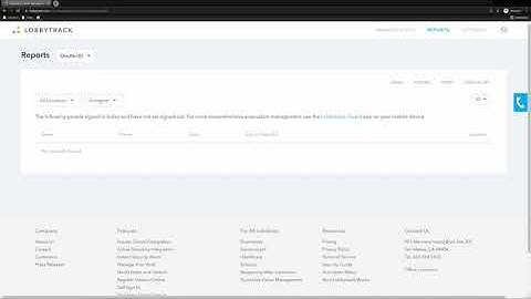 How to Use Reports in Lobbytrack Visitor Management System