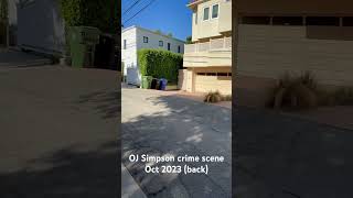 OJ Simpson crime scene Oct 2023 (back)