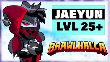 ✔ Jaeyun Black Colors (48/50 Total Unlocked!) • Brawlhalla 1v1 Diamond Gameplay