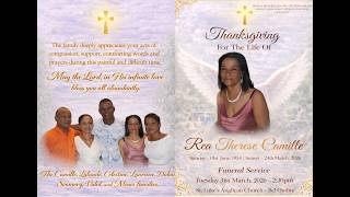 Thanksgiving For the Life of Rea Therese Camille