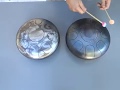 Steel tongue drum duo