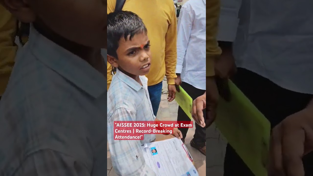 SAINIK SCHOOL EXAM CENTER LIVE 🔴AISSEE 2025: Huge Crowd at Exam Centers | Record-Breaking Attendance