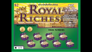 FIRST SCRATCH VIDEO!! 5 $2 Royal Riches Cards from Caribbean Lottery.